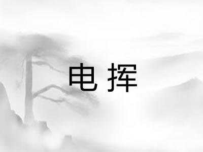 电挥 电挥