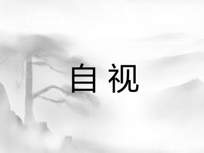 自视 自视