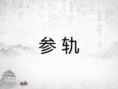 参轨 参轨