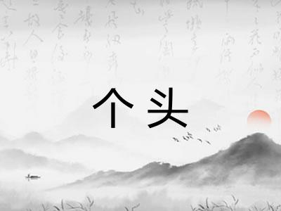 个头 个头