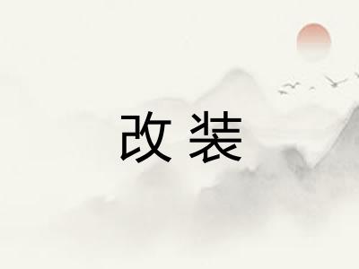 改装 改装