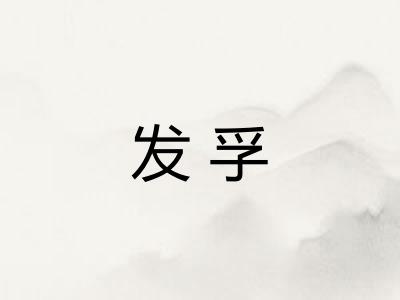 发孚 发孚