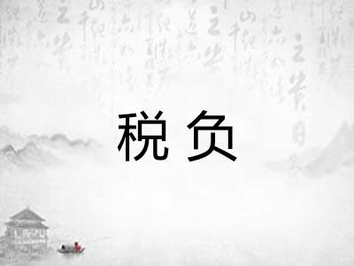 税负 税负