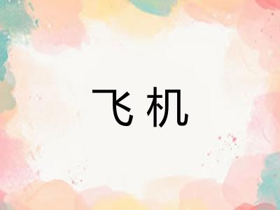 飞机 飞机