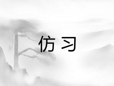 仿习 仿习