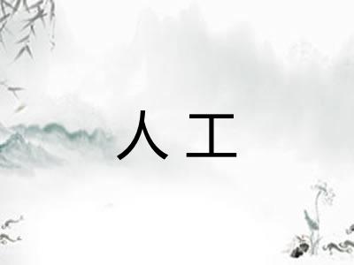 人工 人工