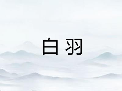 白羽