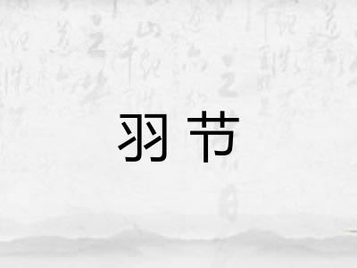 羽节 羽节