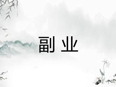 副业 副业