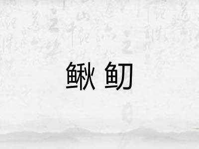 鳅鱽 鳅鱽