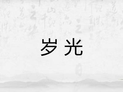 岁光 岁光