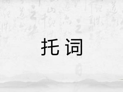 托词 托词