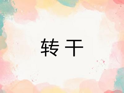 转干