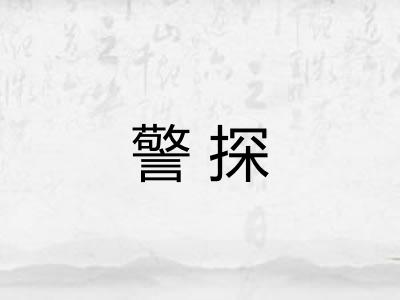 警探 警探