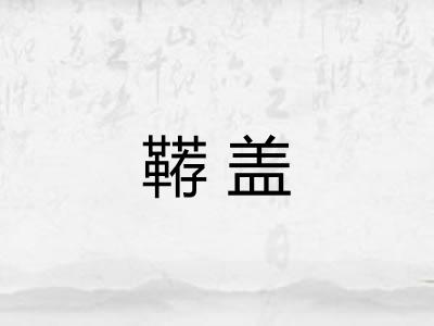 鞯盖 鞯盖