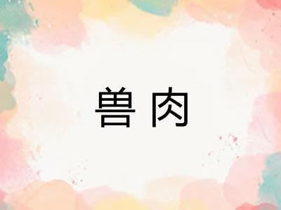 兽肉 兽肉