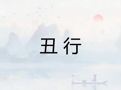 丑行 丑行