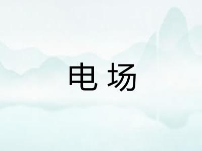 电场 电场