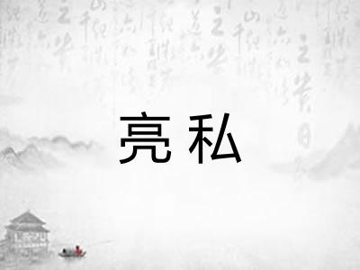 亮私