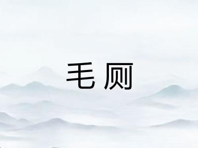 毛厕 毛厕