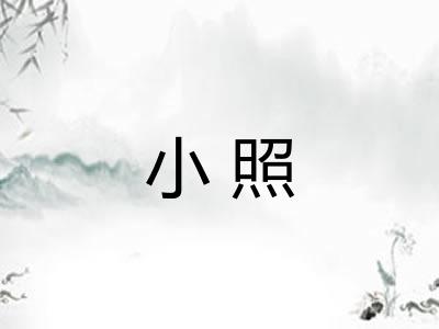 小照 小照