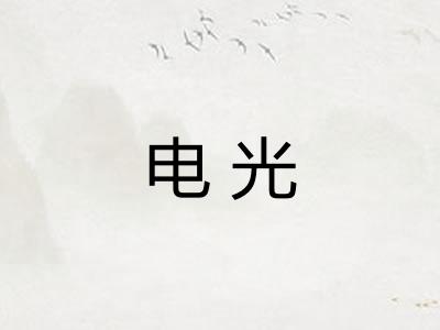 电光 电光