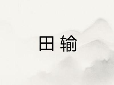 田输 田输