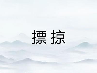 摽掠