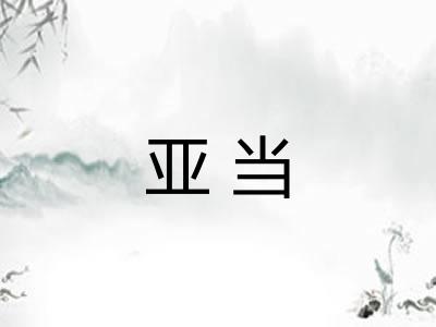 亚当 亚当