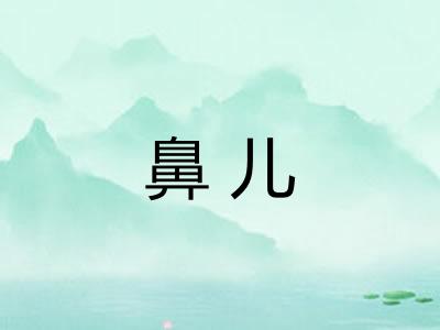 鼻儿 鼻儿