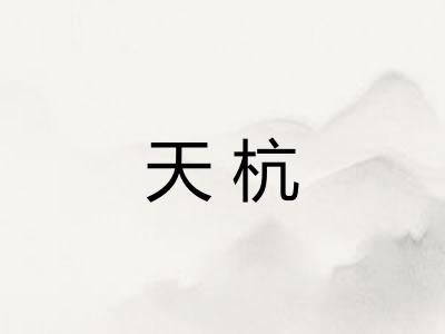 天杭 天杭