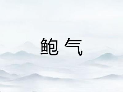 鲍气 鲍气
