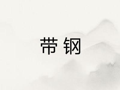 带钢 带钢