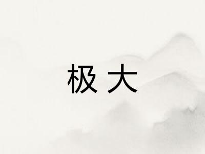 极大