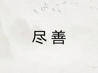 尽善 尽善