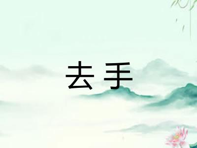 去手 去手