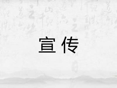 宣传 宣传