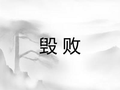 毁败