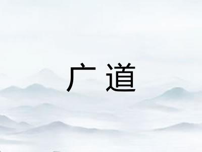 广道 广道