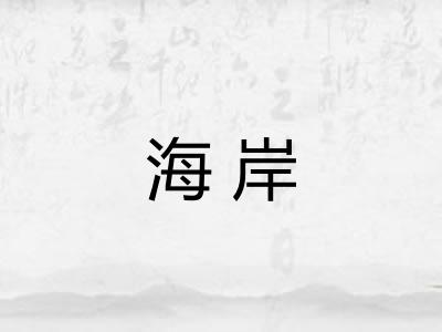 海岸