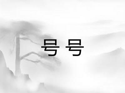 号号 号号
