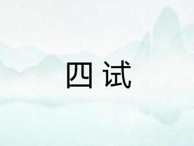 四试
