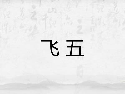 飞五 飞五