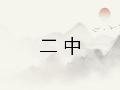 二中