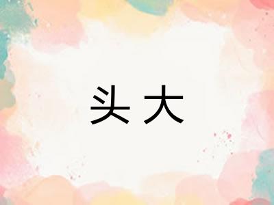 头大 头大