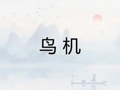 鸟机 鸟机