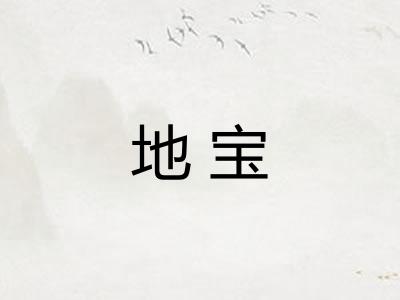 地宝