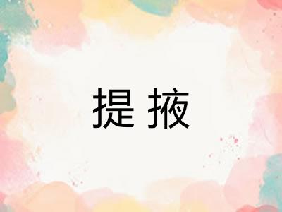 提掖 提掖