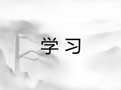 学习