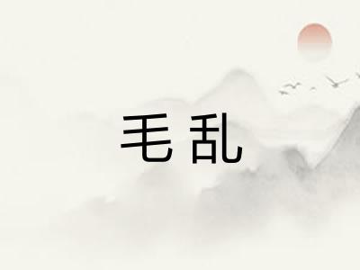 毛乱 毛乱